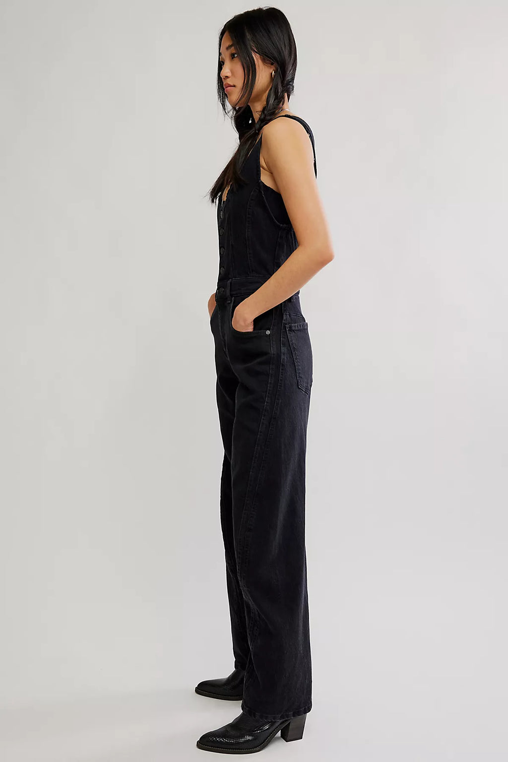 We The Free Corsica Twisted Seam Jumpsuit
