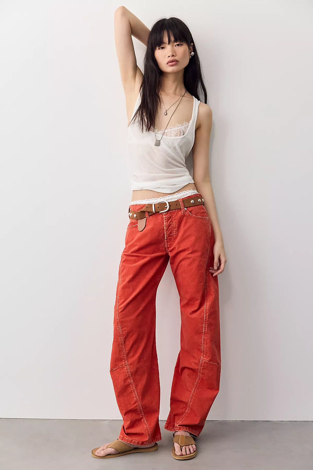 We The Free Fable Washed Cord Twisted Jeans
