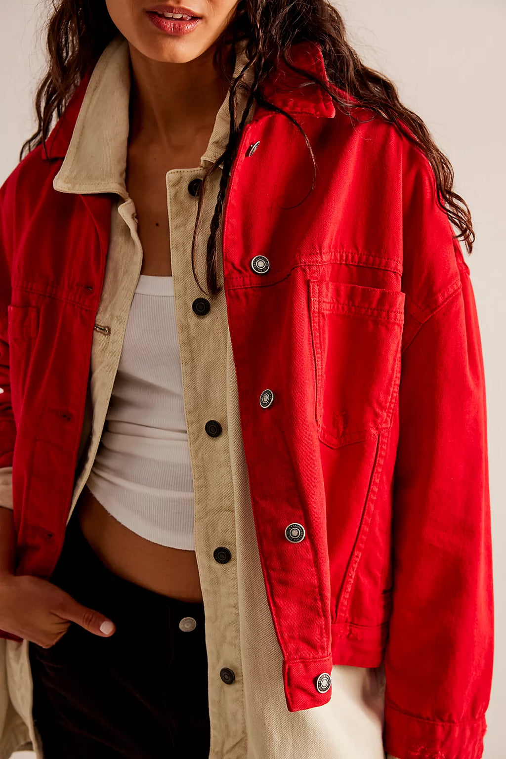 We The Free Opal Swing Denim Jacket