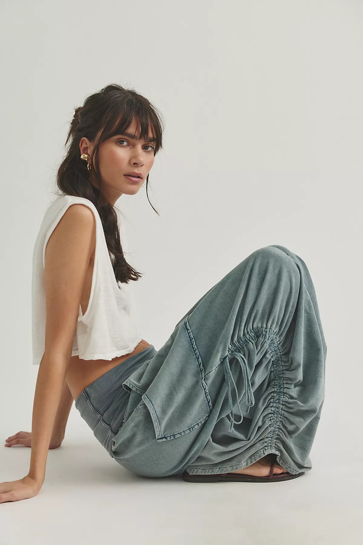 FP One Sawyer Low-Rise Pull-On Knit Pants