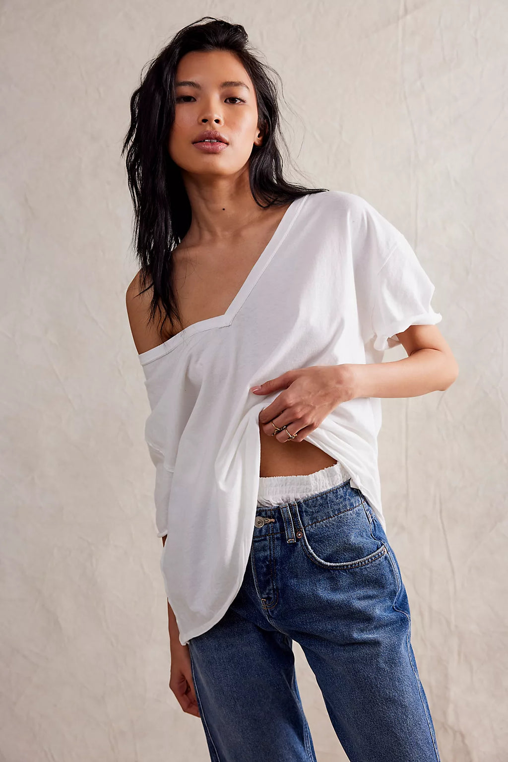 We The Free Nina V-Neck Tee