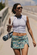 Hot Shot Printed Mini Skort