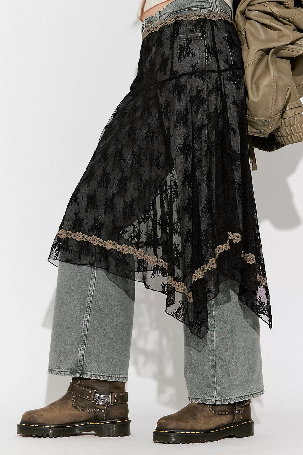 Lady Lux Midi Slip Skirt