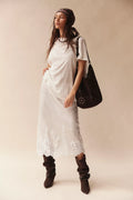 Sweet Escape Midi Slip Skirt