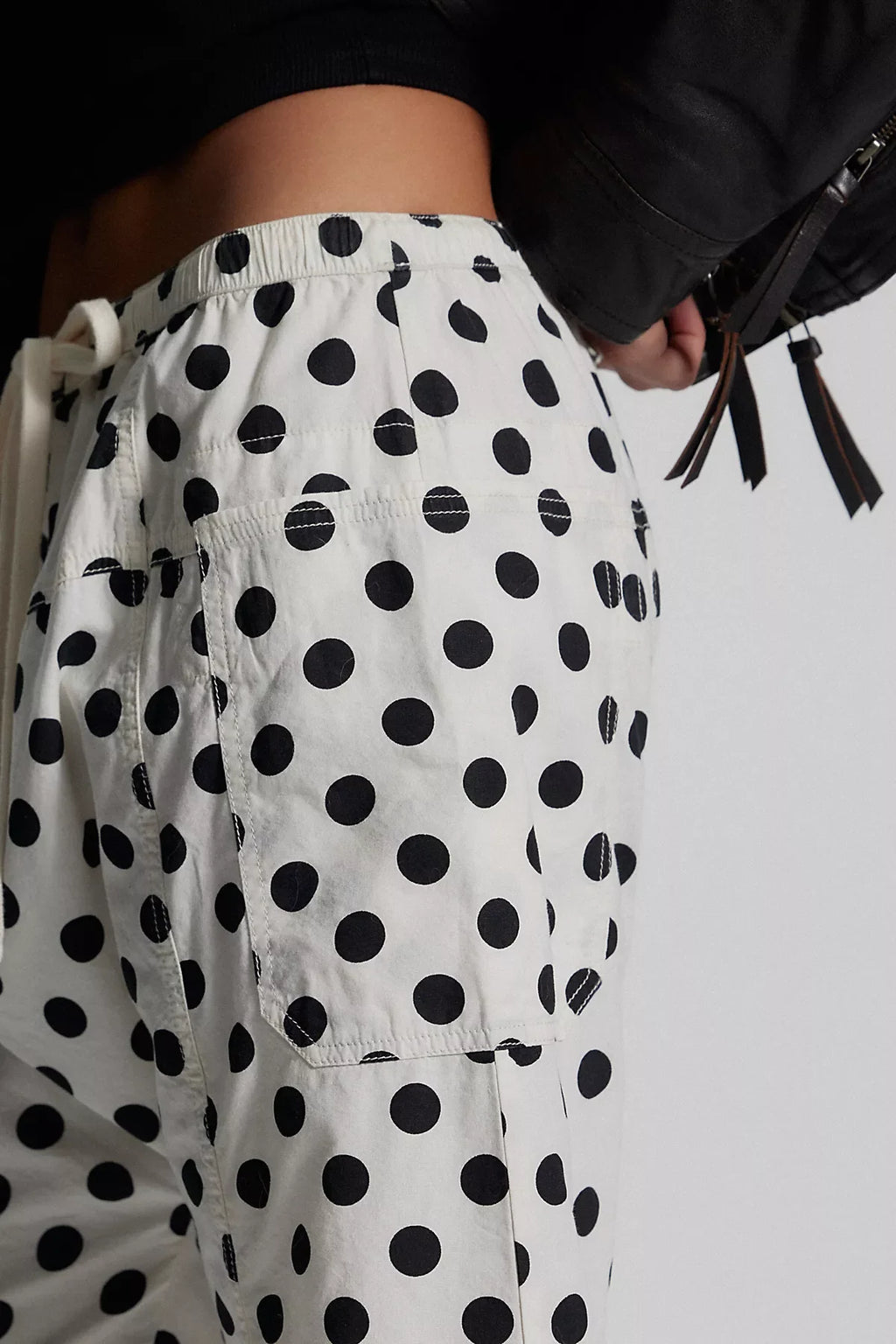 Need You Now Printed Cotton-Poplin Harem Pants