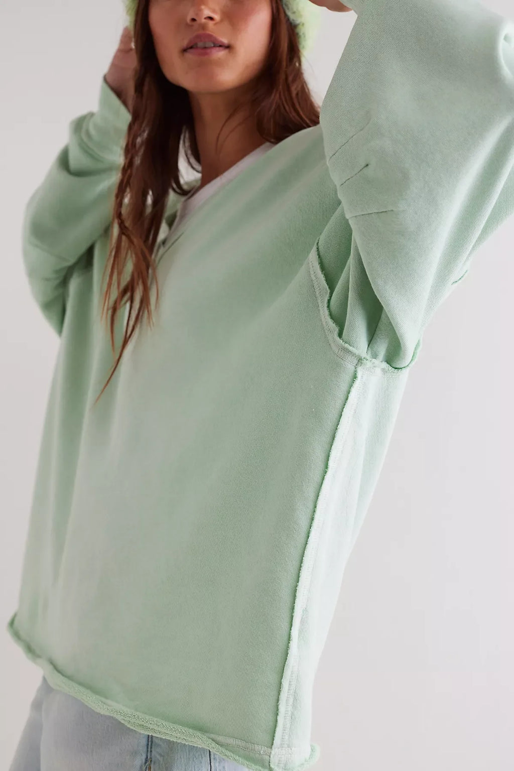 We The Free Venice V-Neck Sweatshirt