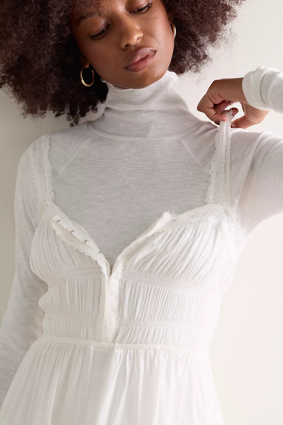 Keeping It Light Ribbed Turtleneck Top