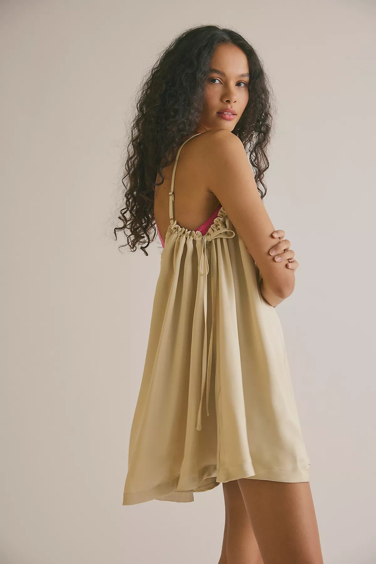 Sundown Mini Slip Dress