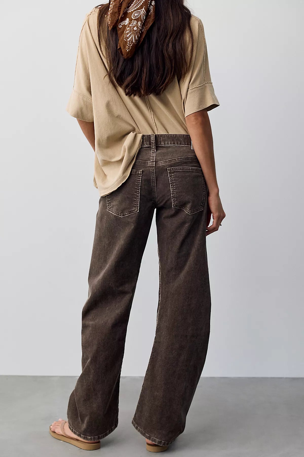 We The Free Fable Washed Cord Twisted Jeans