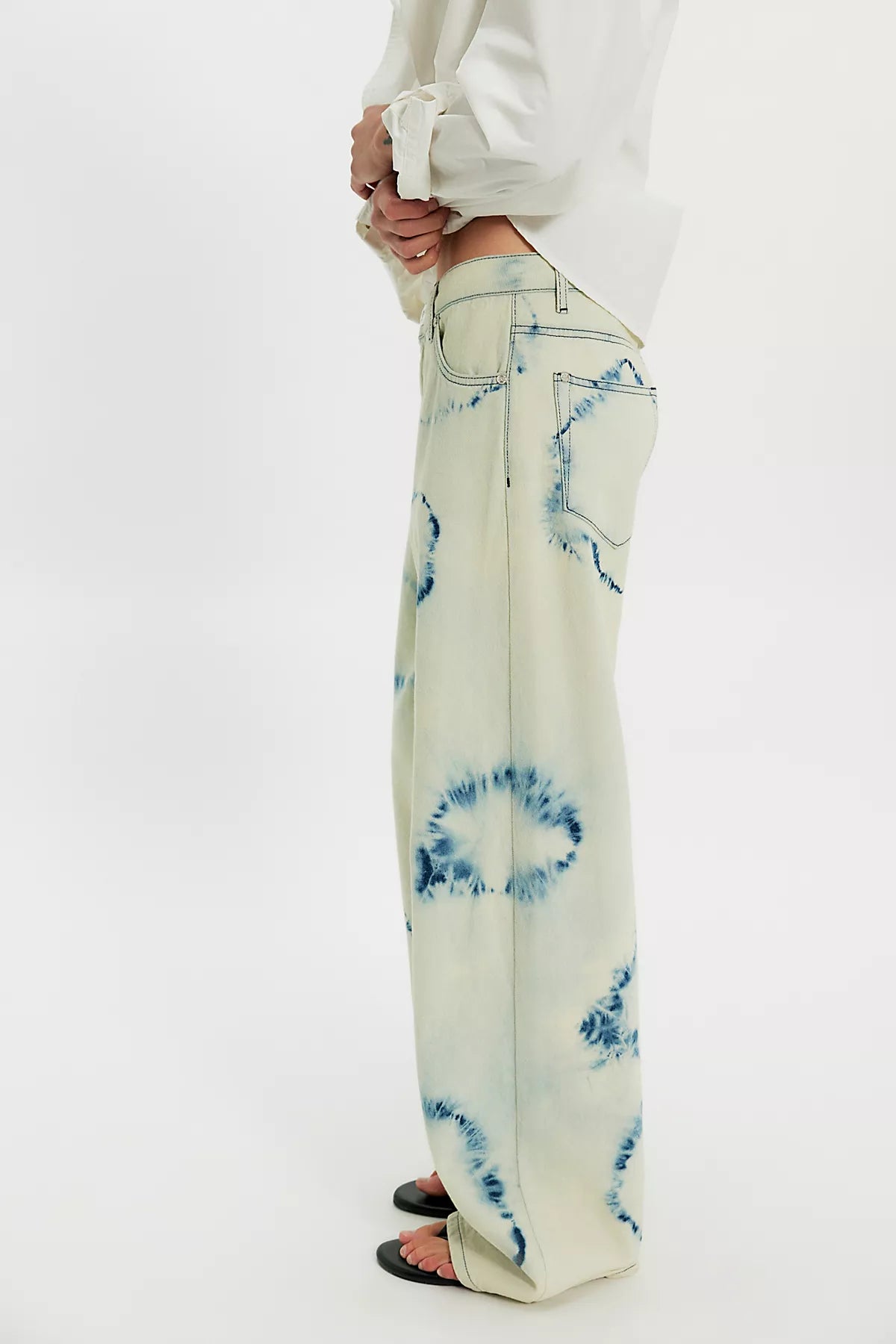 OneTeaspoon Revival Tie-Dye Low-Rise Jeans