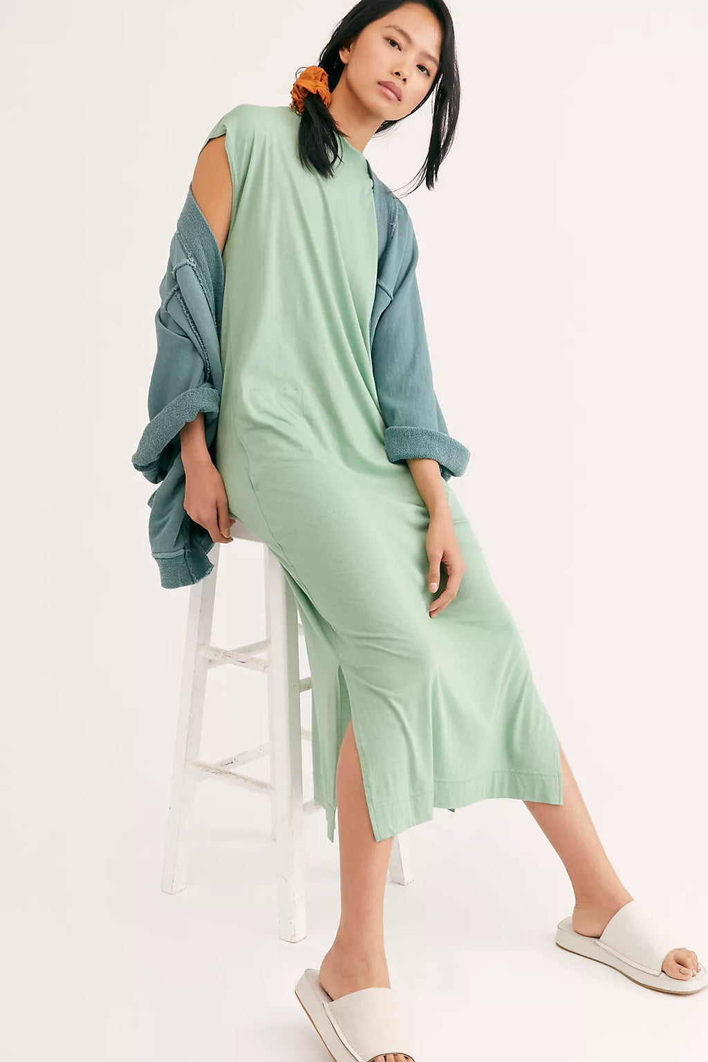 All Day Long Midi T-Shirt Dress