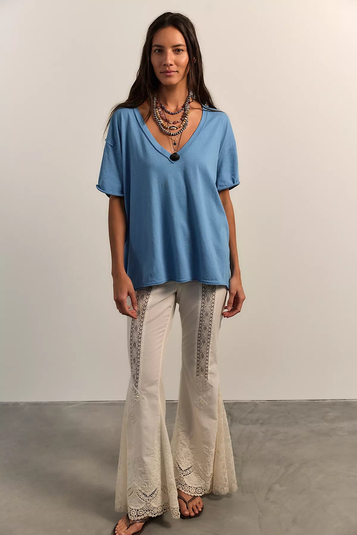 We The Free Nina V-Neck Tee