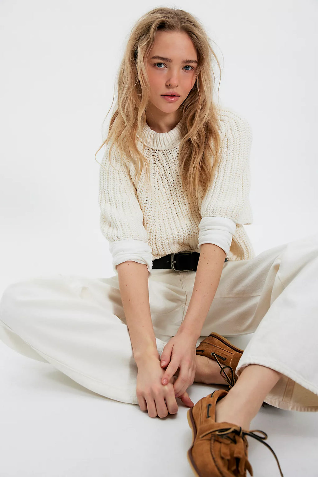 Amy Cotton Sweater Tee