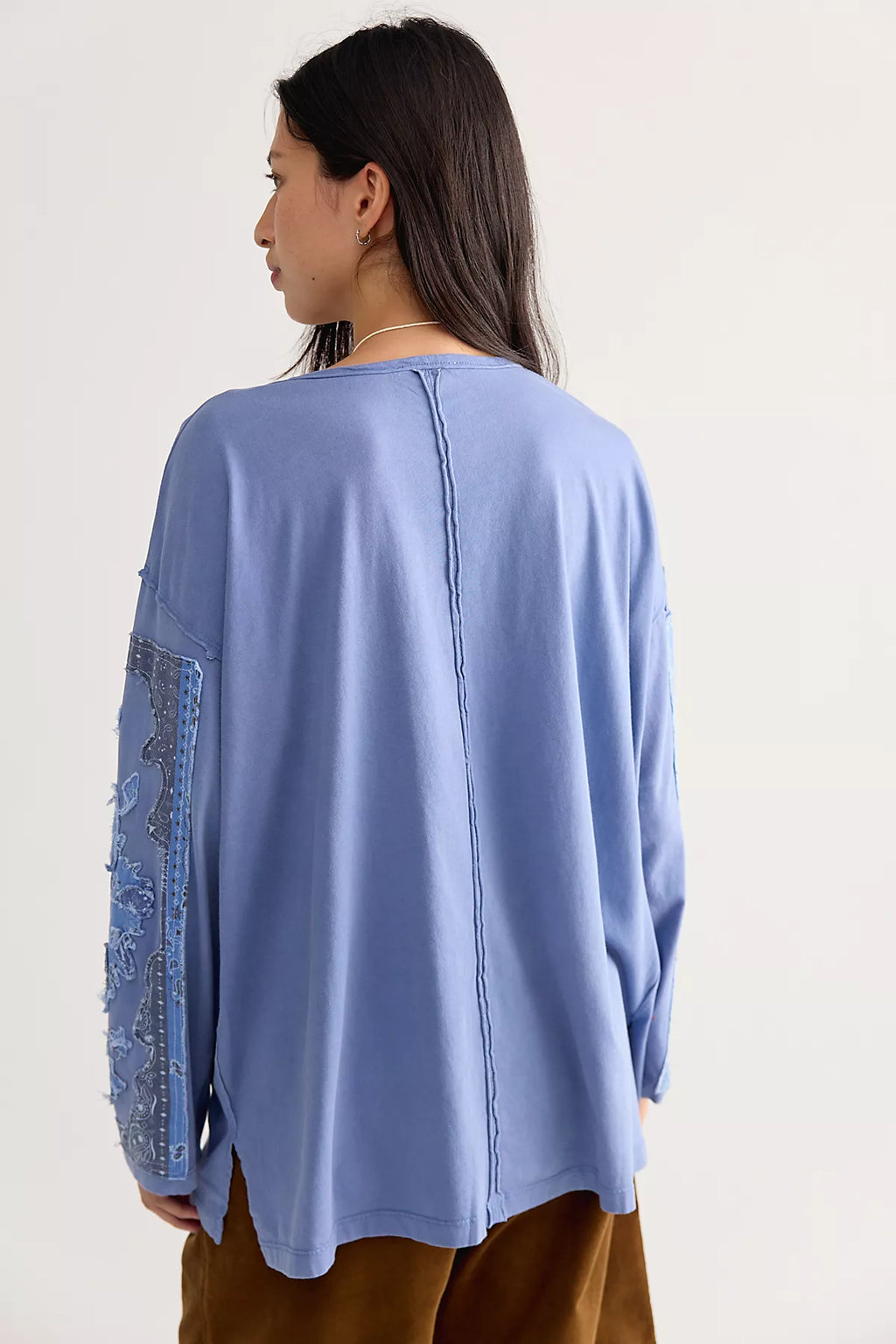 Tricia Fix Bando Applique Long Sleeve Top