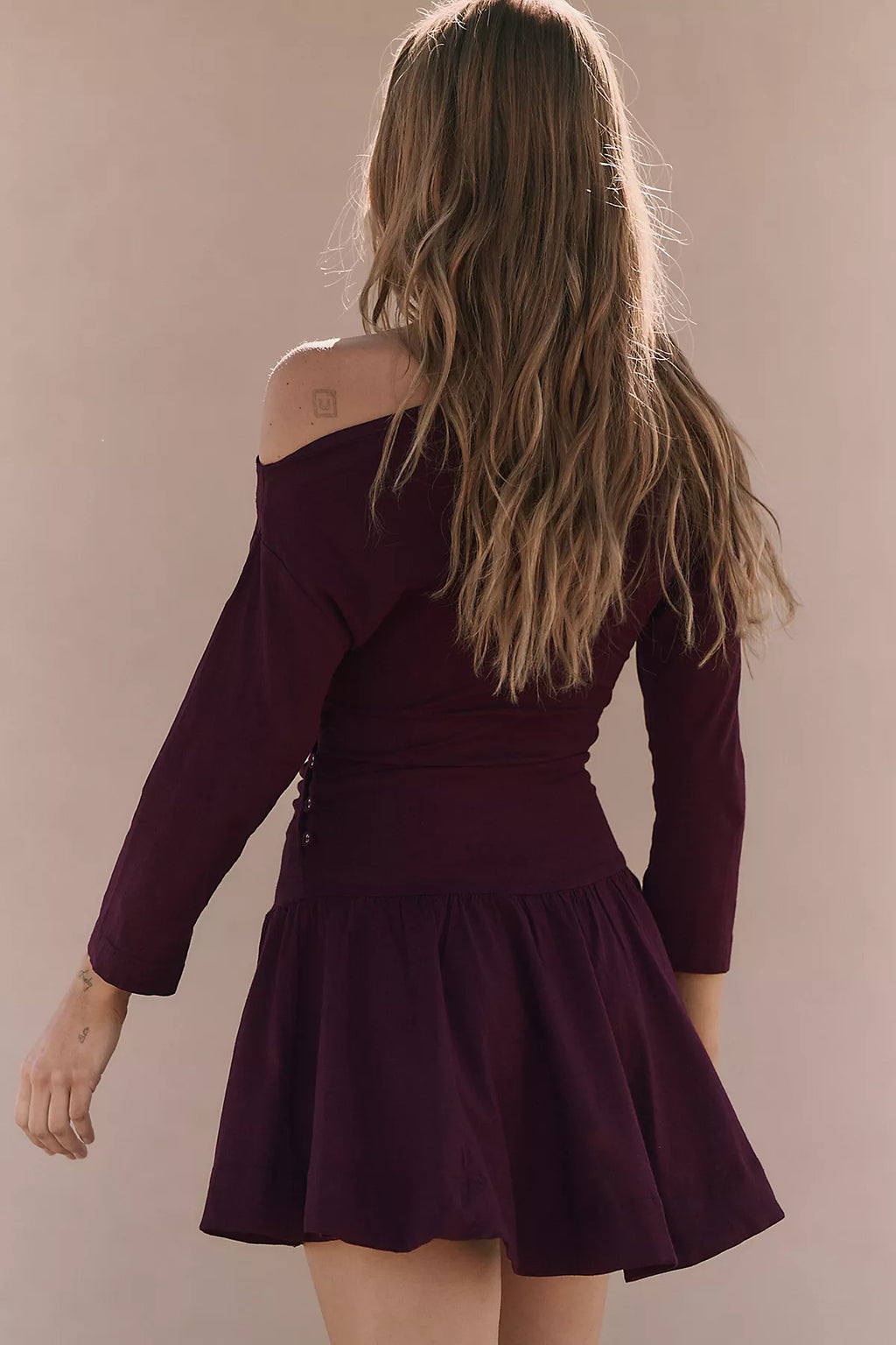 Junie Drop-Waist Mini Dress