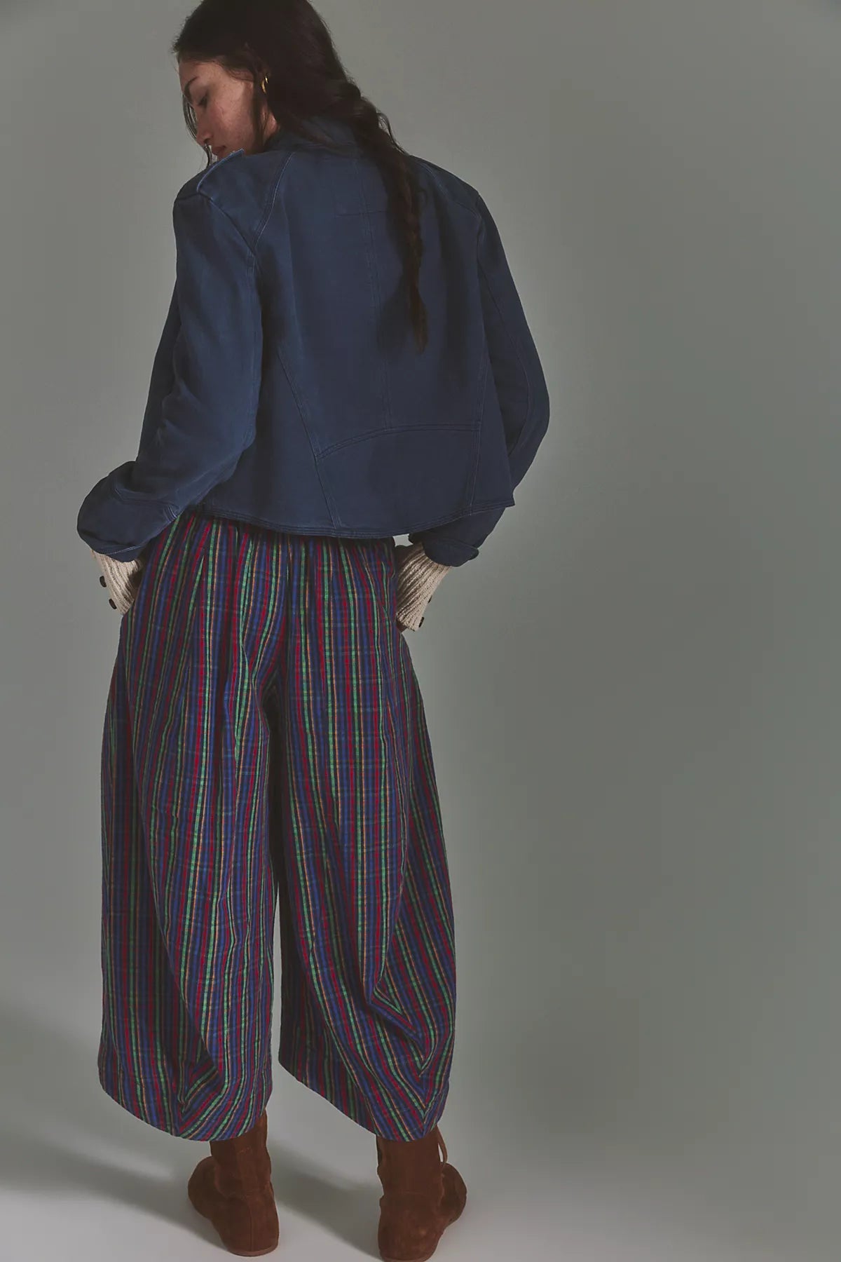 Misty Haze Crop Pull-On Pants