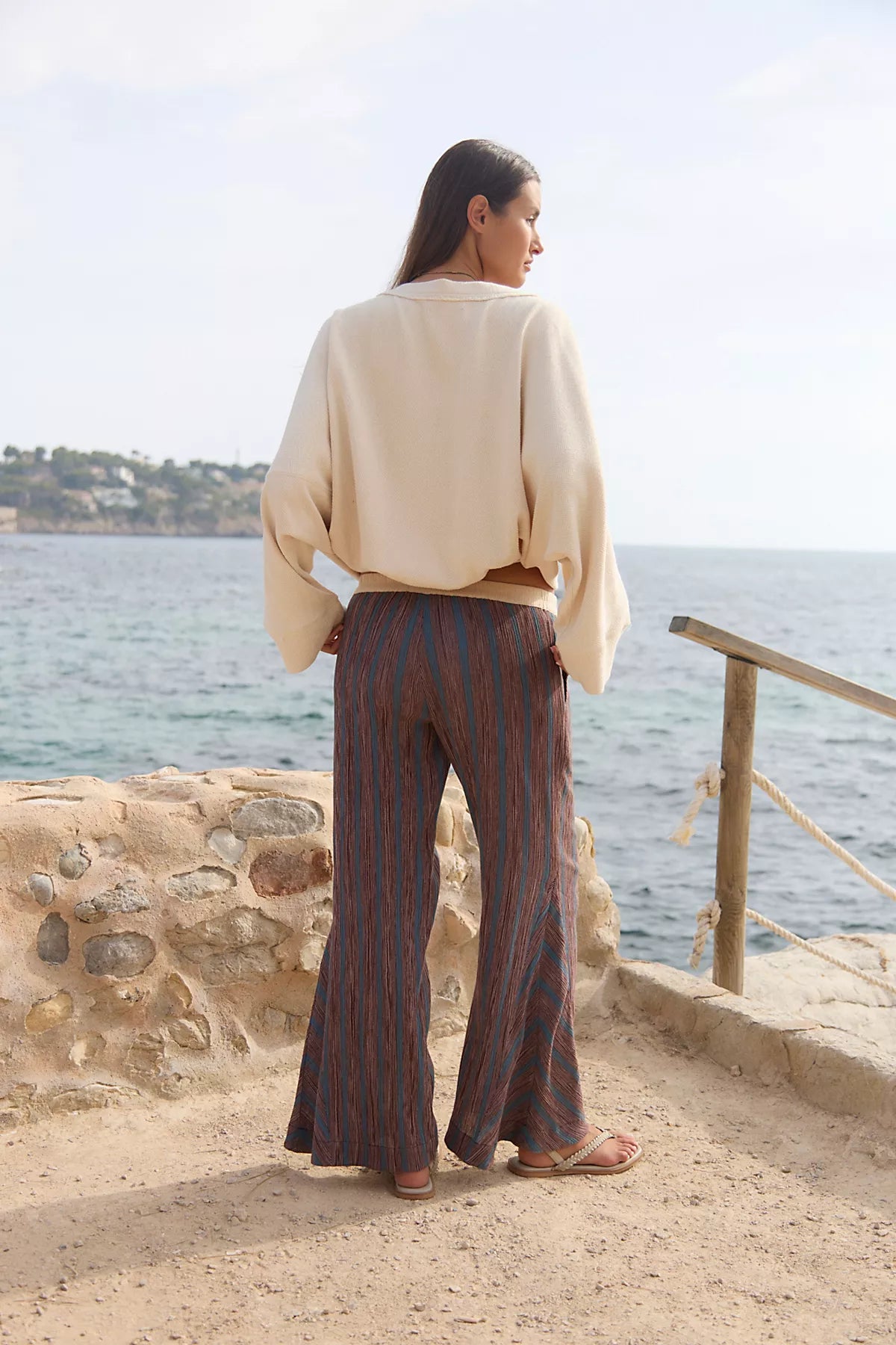 Bel Striped Flare Pants