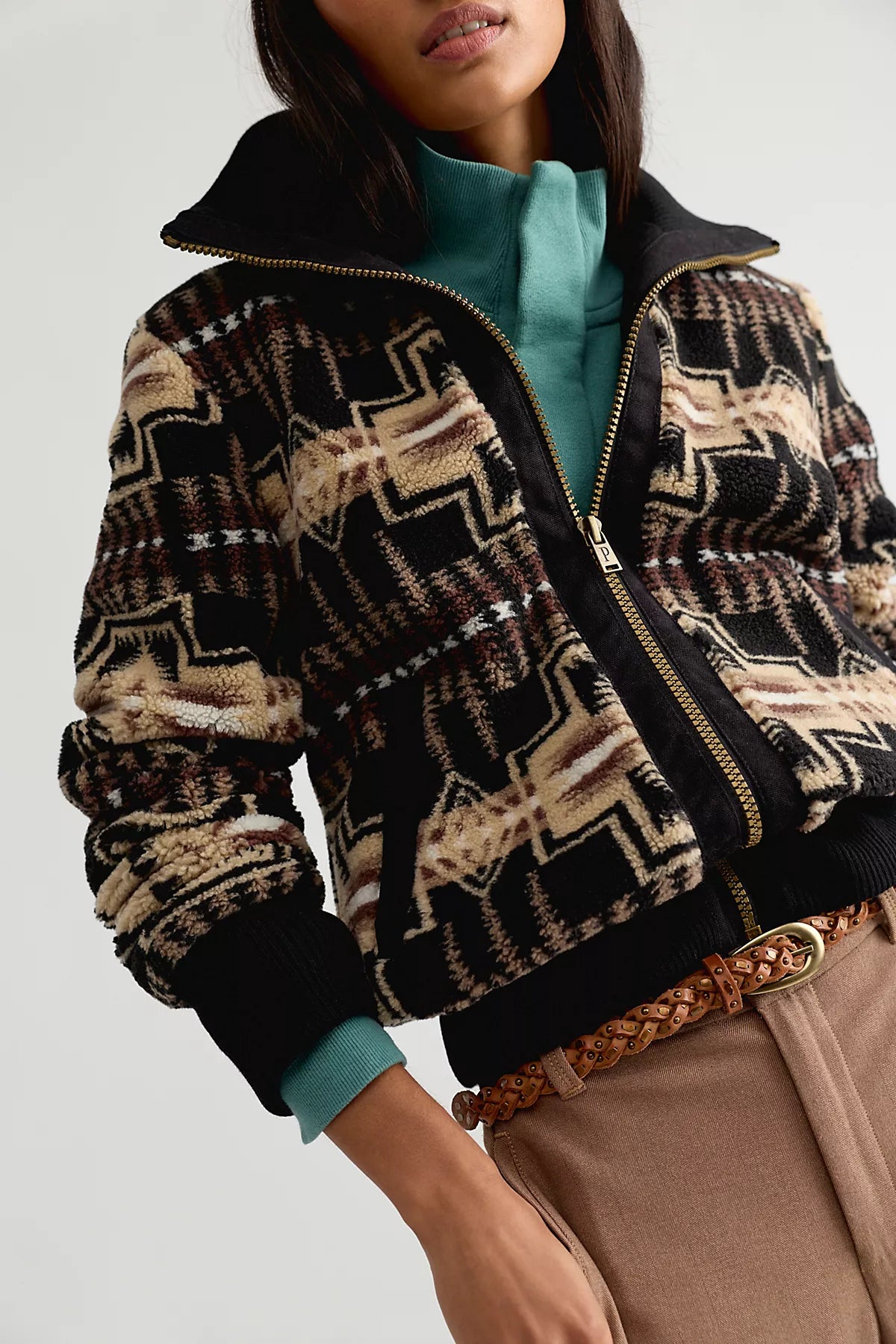 Pendleton Foxglove Fleece Bomber Jacket