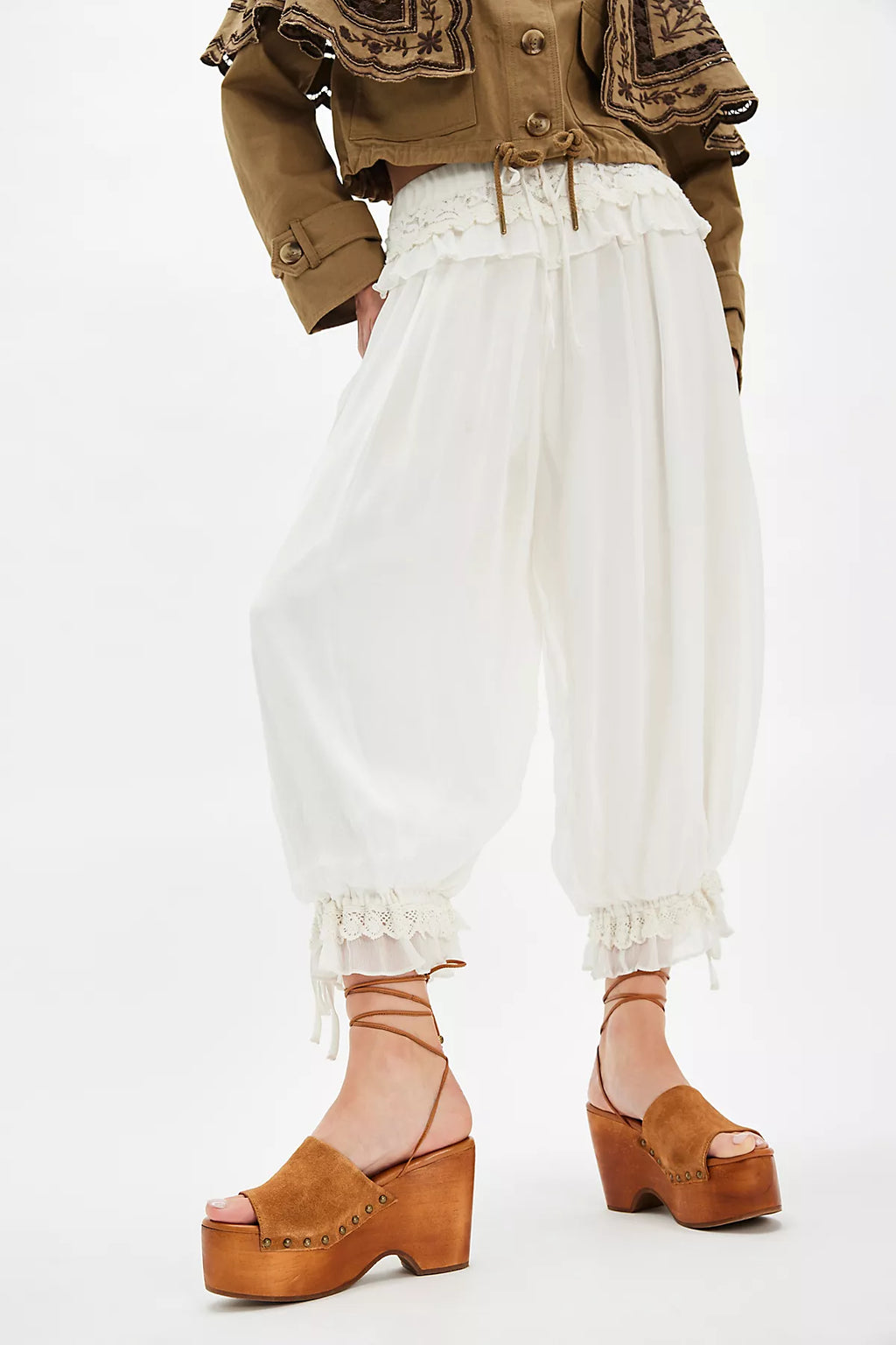 Front Row Wrap Clogs