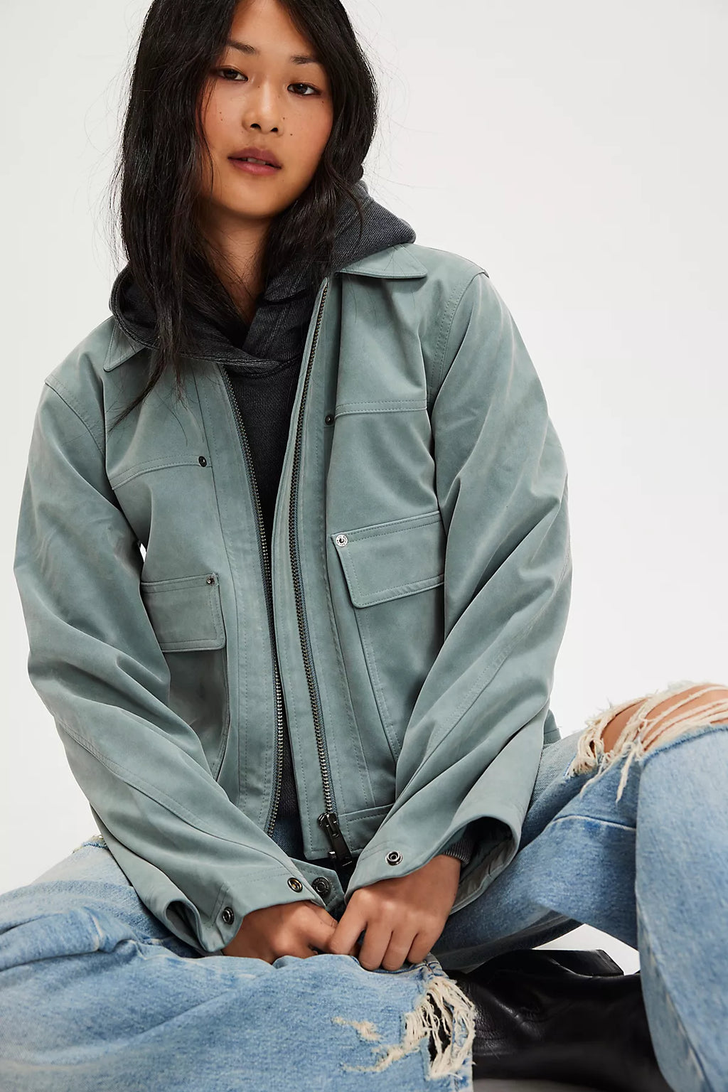 We The Free Blair Vegan Suede Jacket