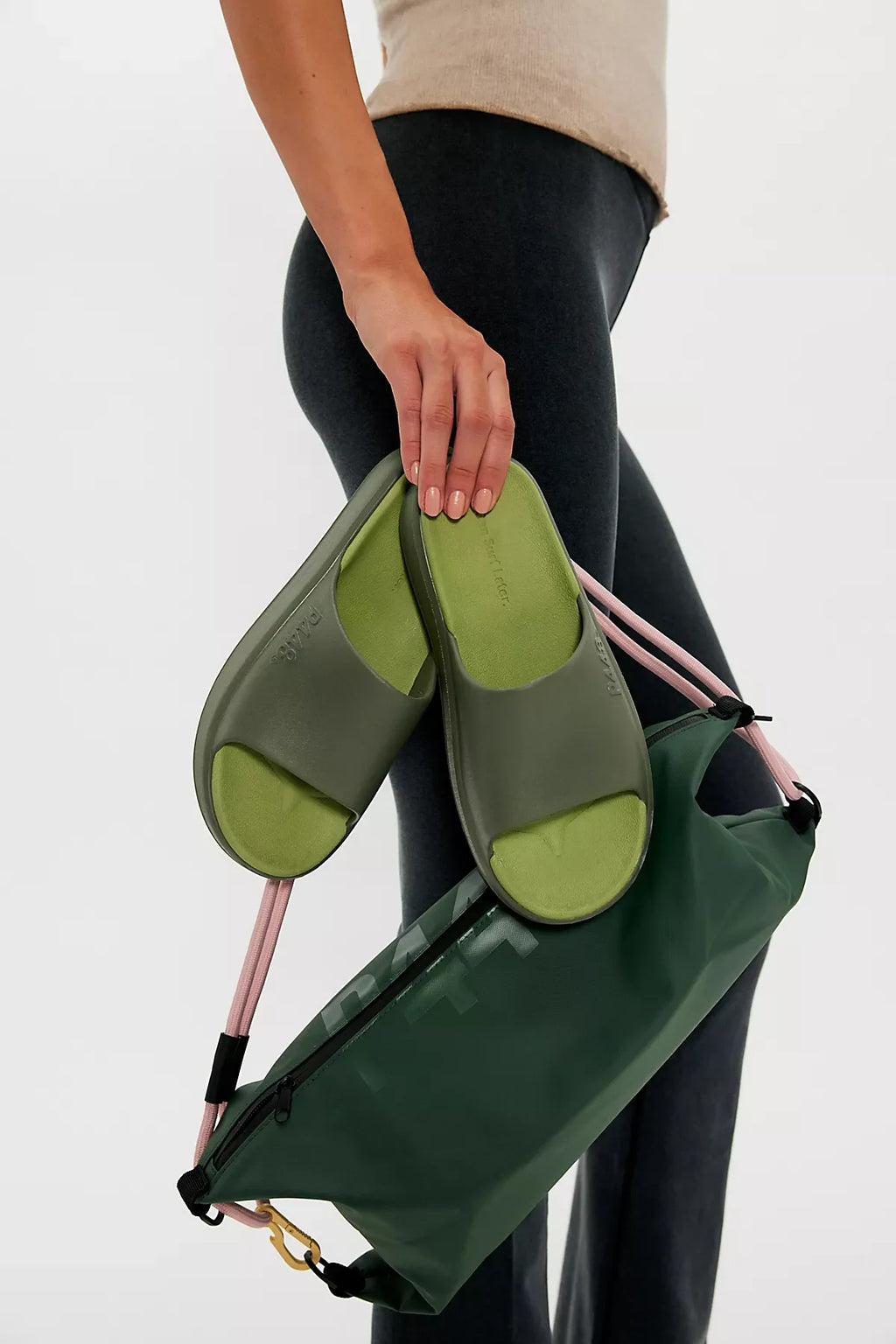 P448 Riviera Slide Sandals and Zip Cooler
