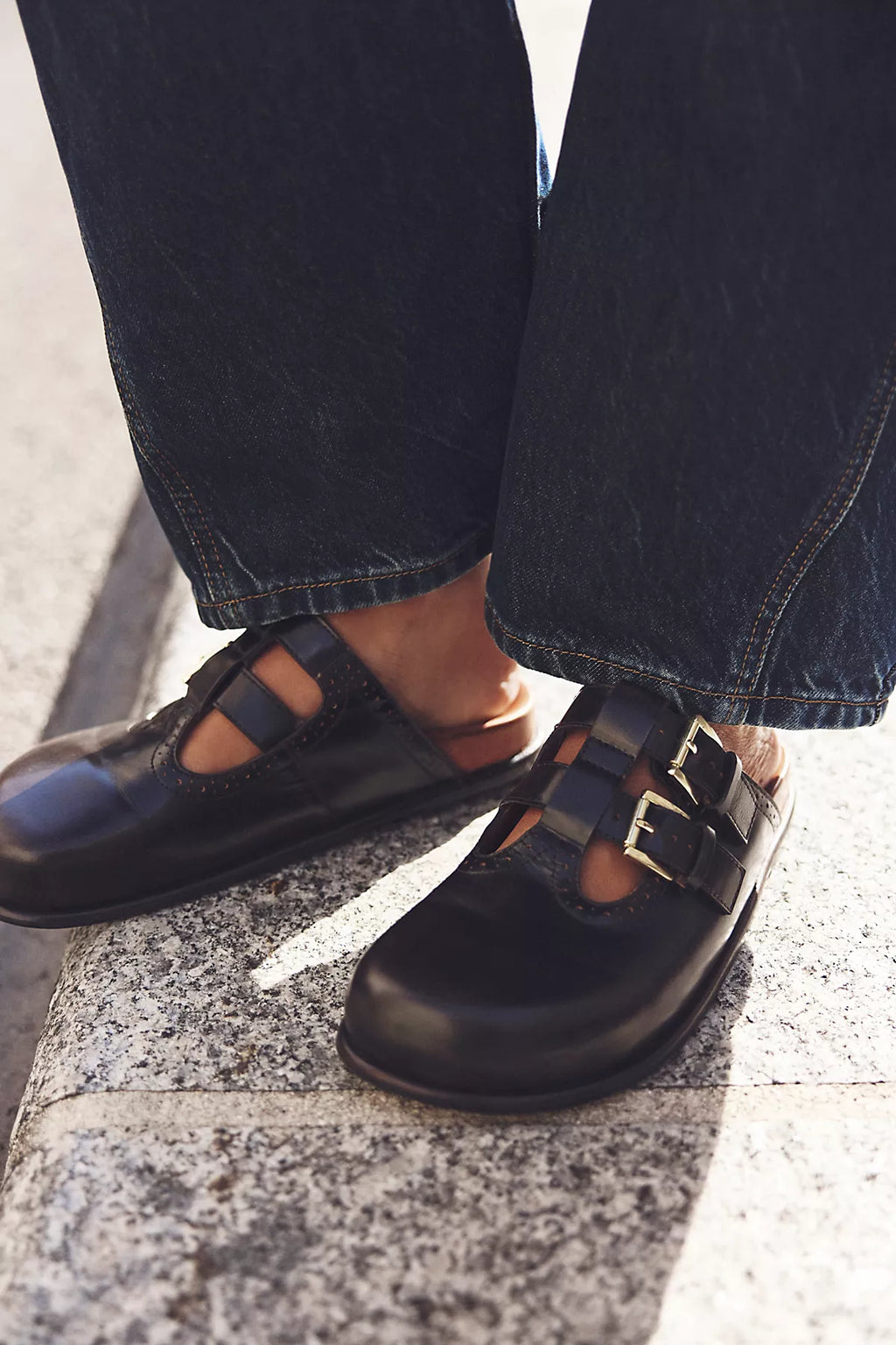 Shoreditch Buckle Mules