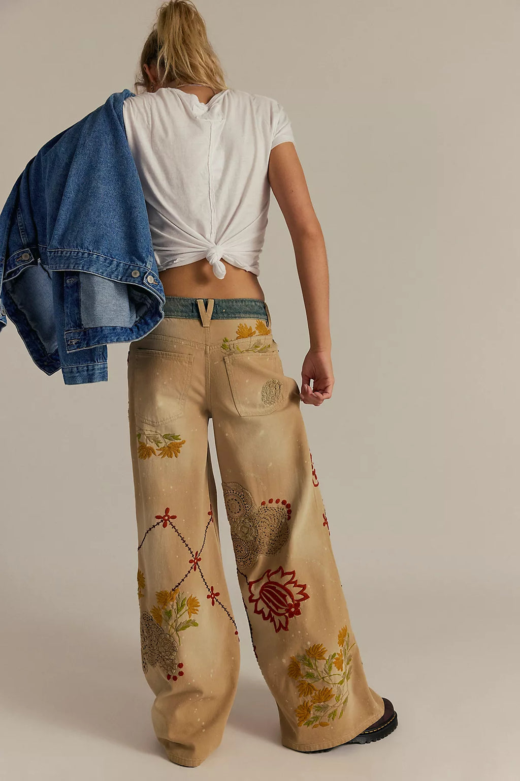 We The Free Falling Love Wide-Leg Jeans