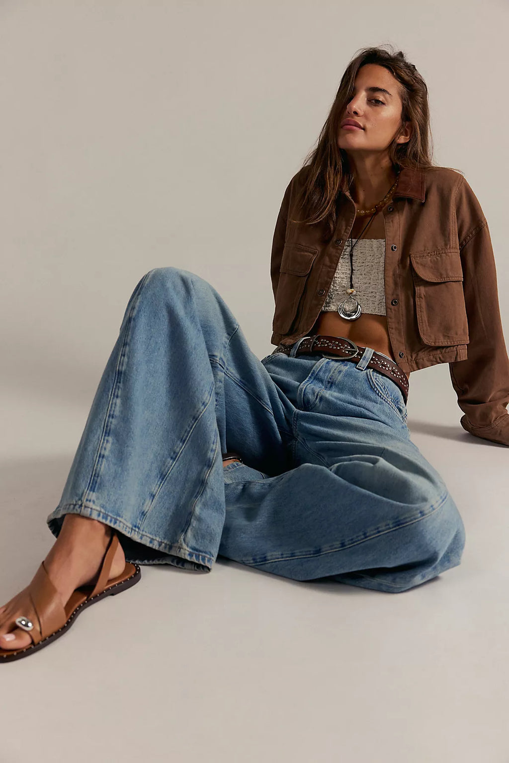 We The Free Eden High Slouchy Flare Jeans