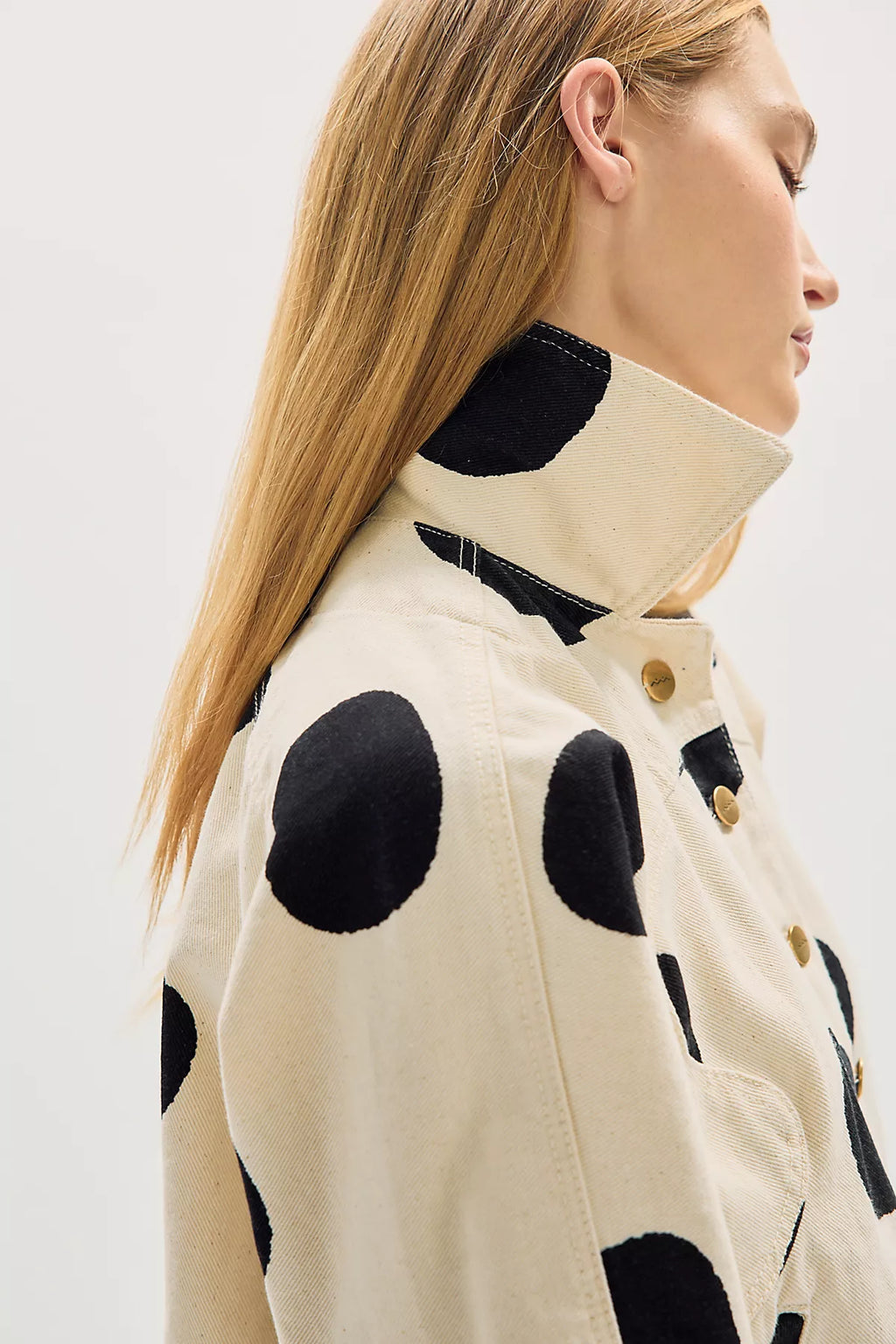 Sixxta Surprise Polka Dot Jacket