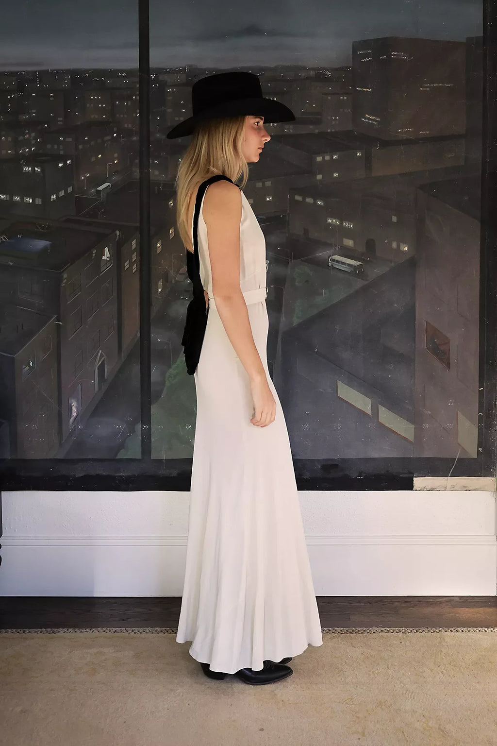 Vintage 1930s Crepe Gown by Lauren Owen of Texas