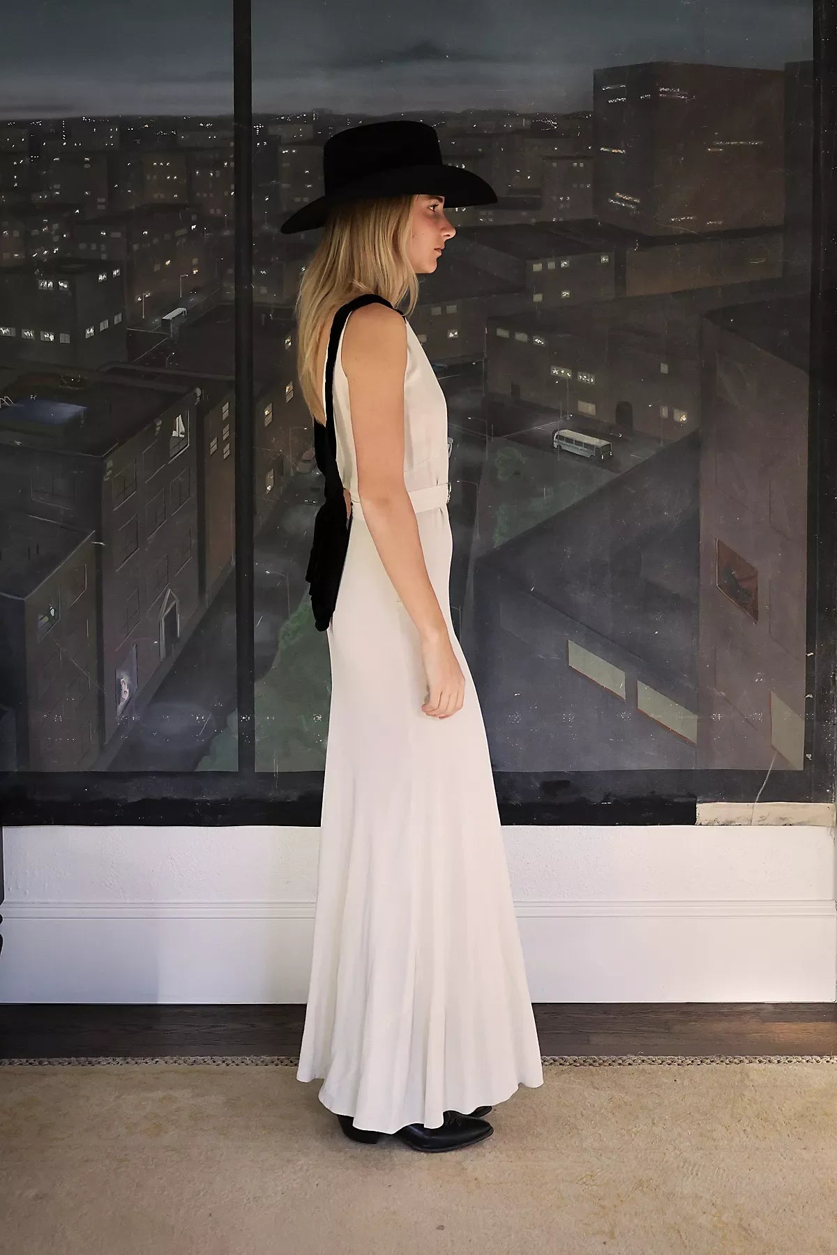 Vintage 1930s Crepe Gown by Lauren Owen of Texas