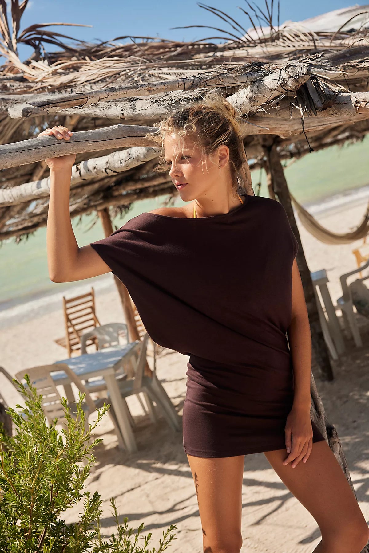 Good Feels Short-Sleeve Mini Dress