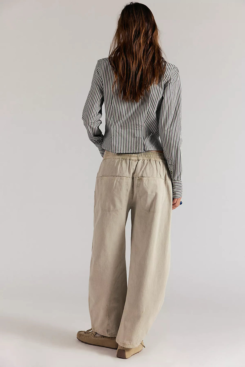 Lex Pull-On Barrel Pants