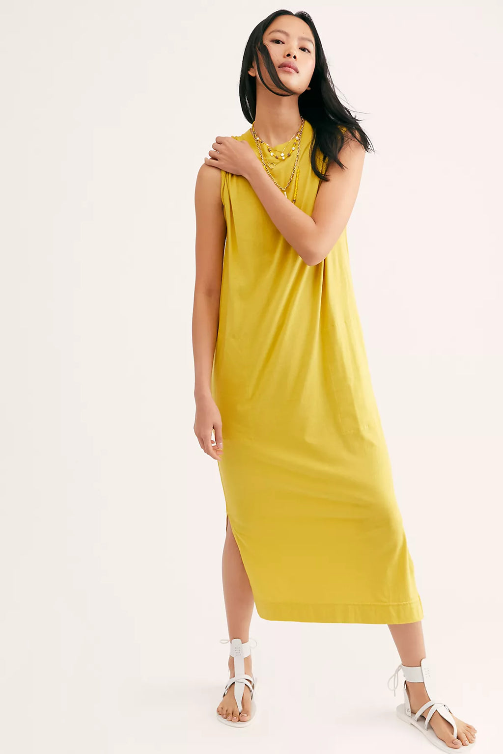 All Day Long Midi T-Shirt Dress