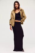 Norma Kamali Obie Long Skirt