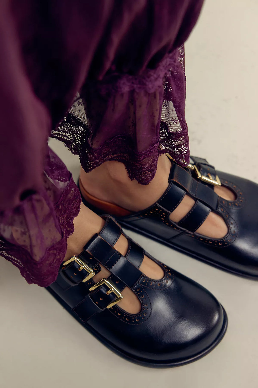 Shoreditch Buckle Mules