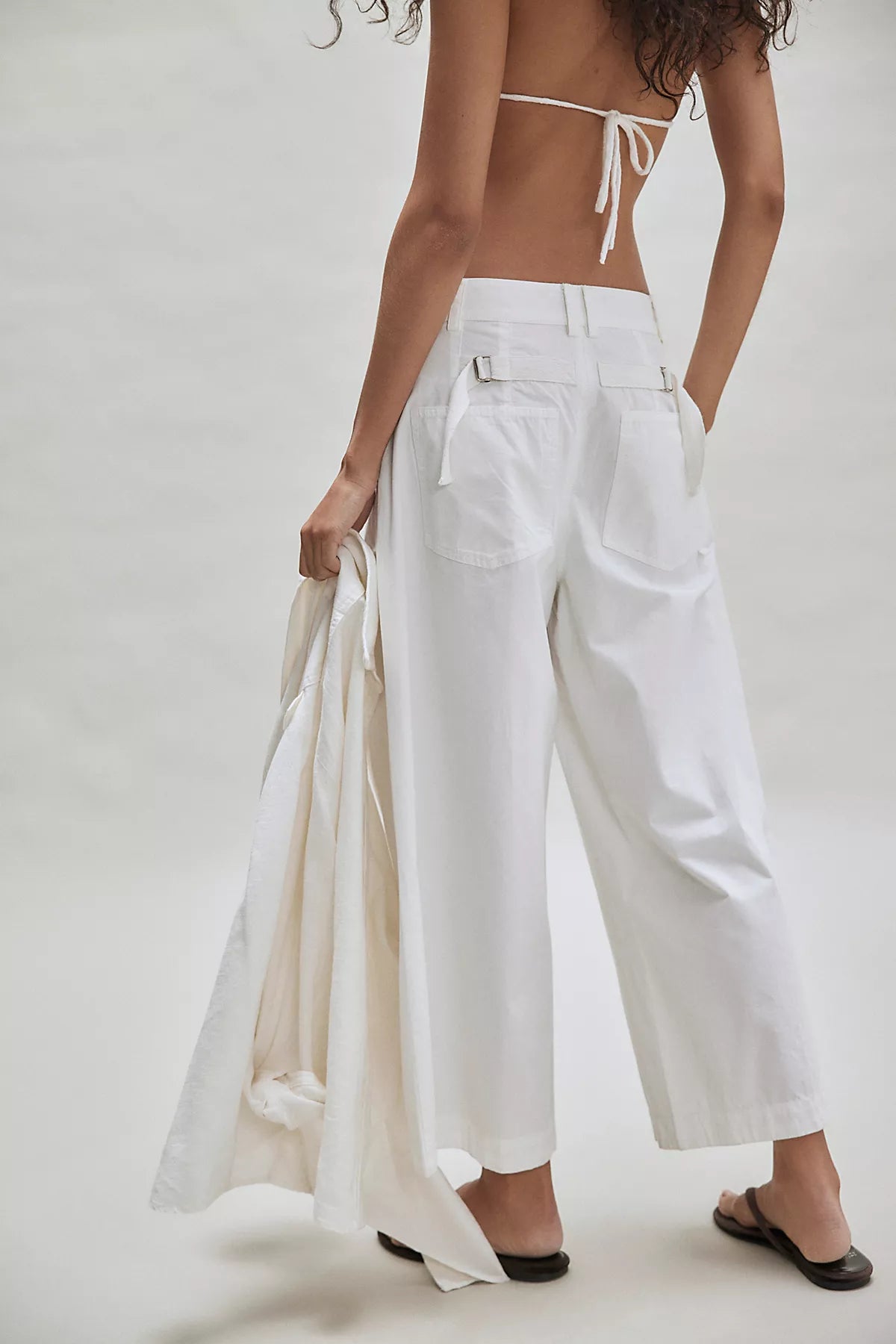Silverlake Wide-Leg Chino Trousers