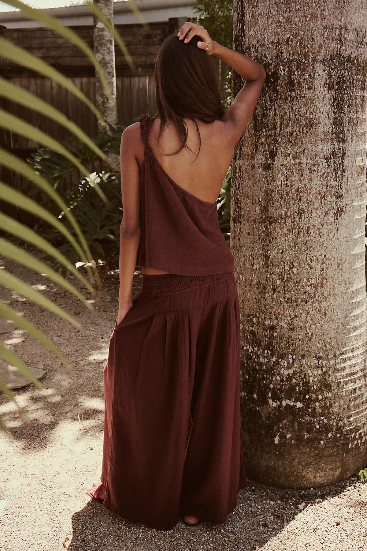 Sandshell Linen Sahara Pant Set