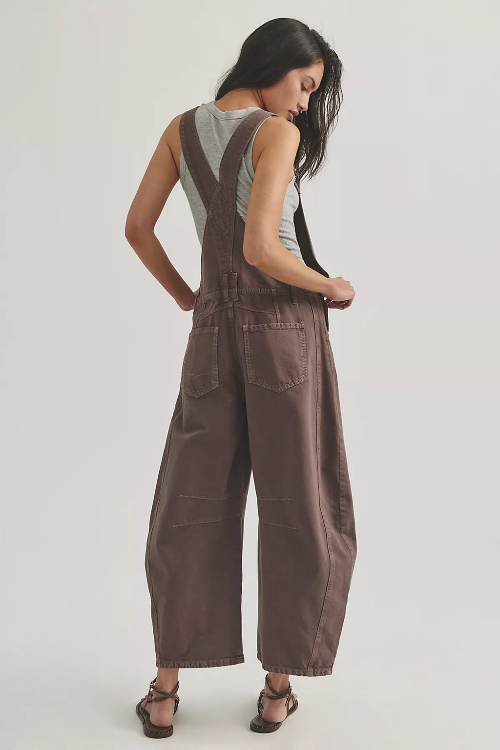 We The Free Good Luck Barrel Overalls