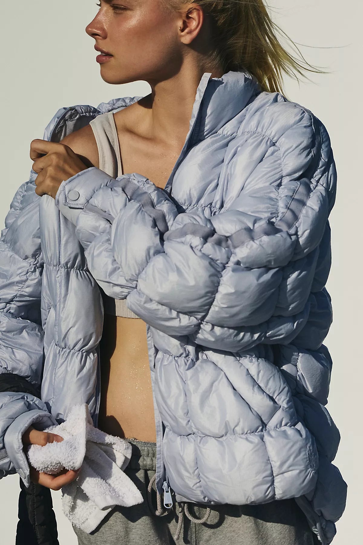 Pippa Scrunchy Glossy Packable Puffer Jacket