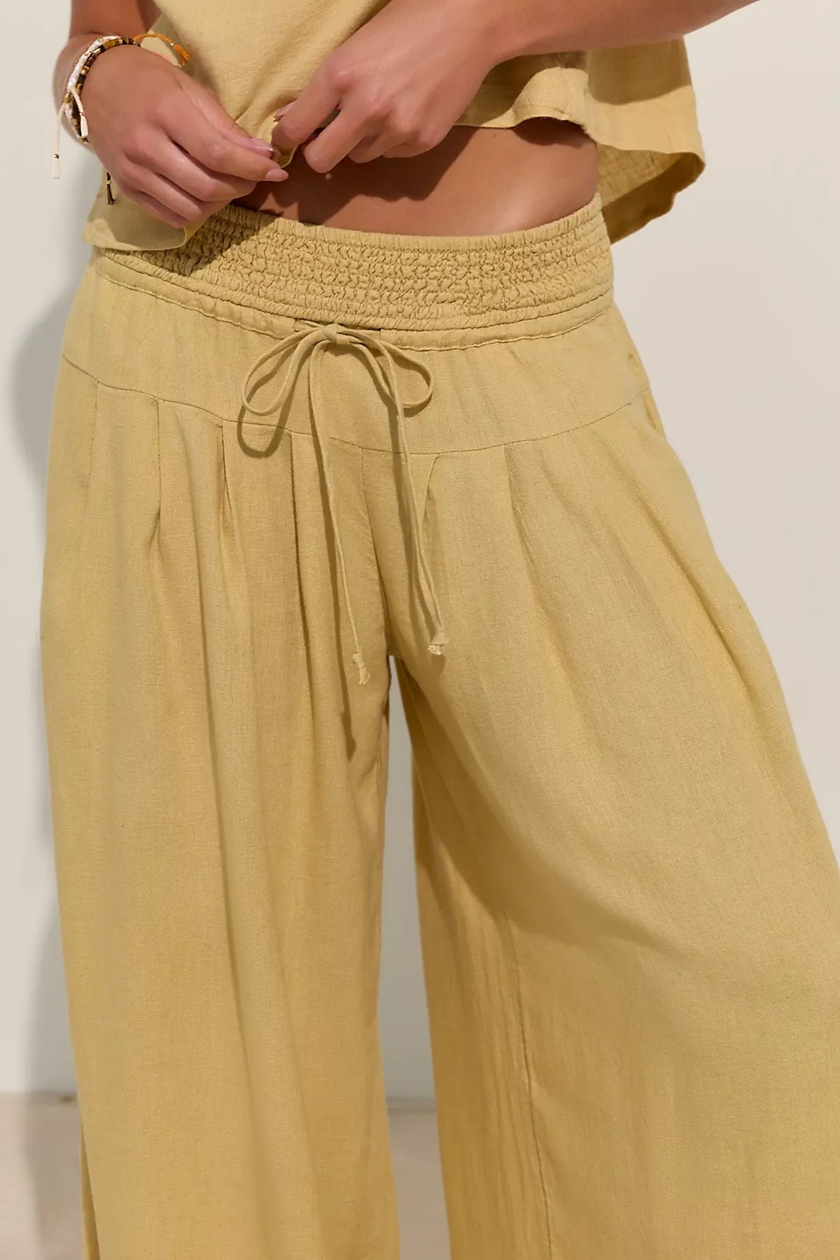 Sandshell Linen Sahara Pant Set