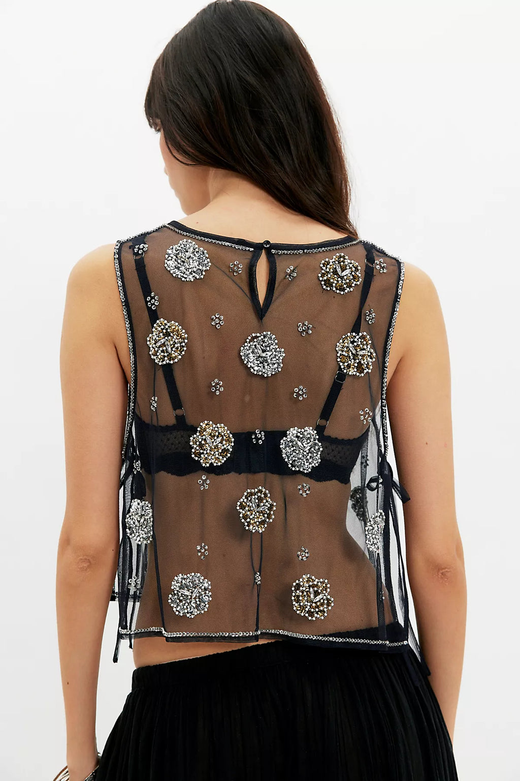 Midnight Sequin Tank