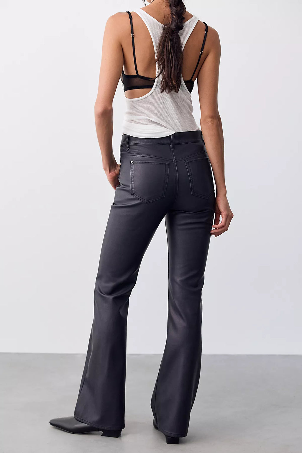 We The Free Double Knot High-Rise Vegan Straight Bootcut Jeans