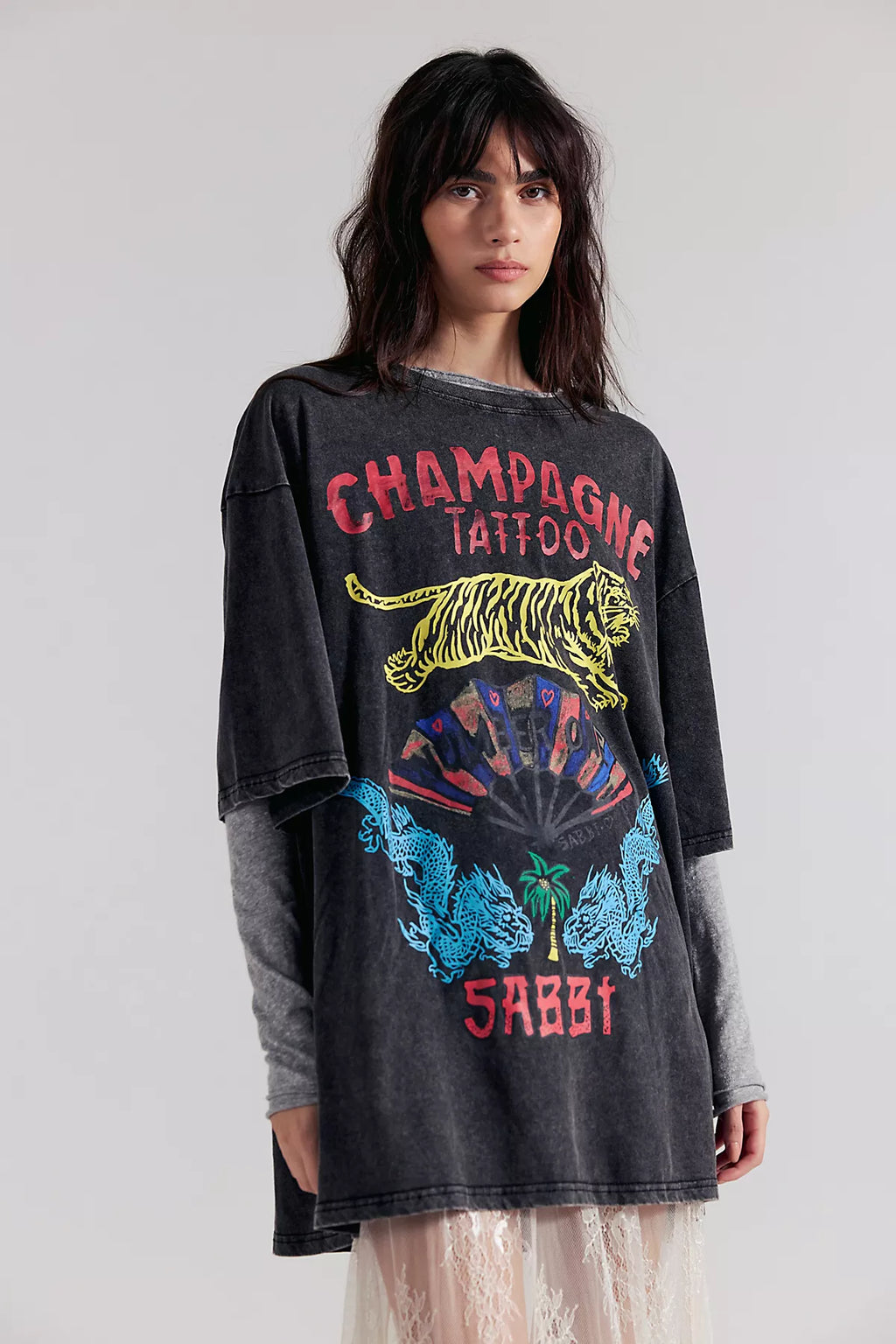 Sabbi Champagne Tattoo Tee