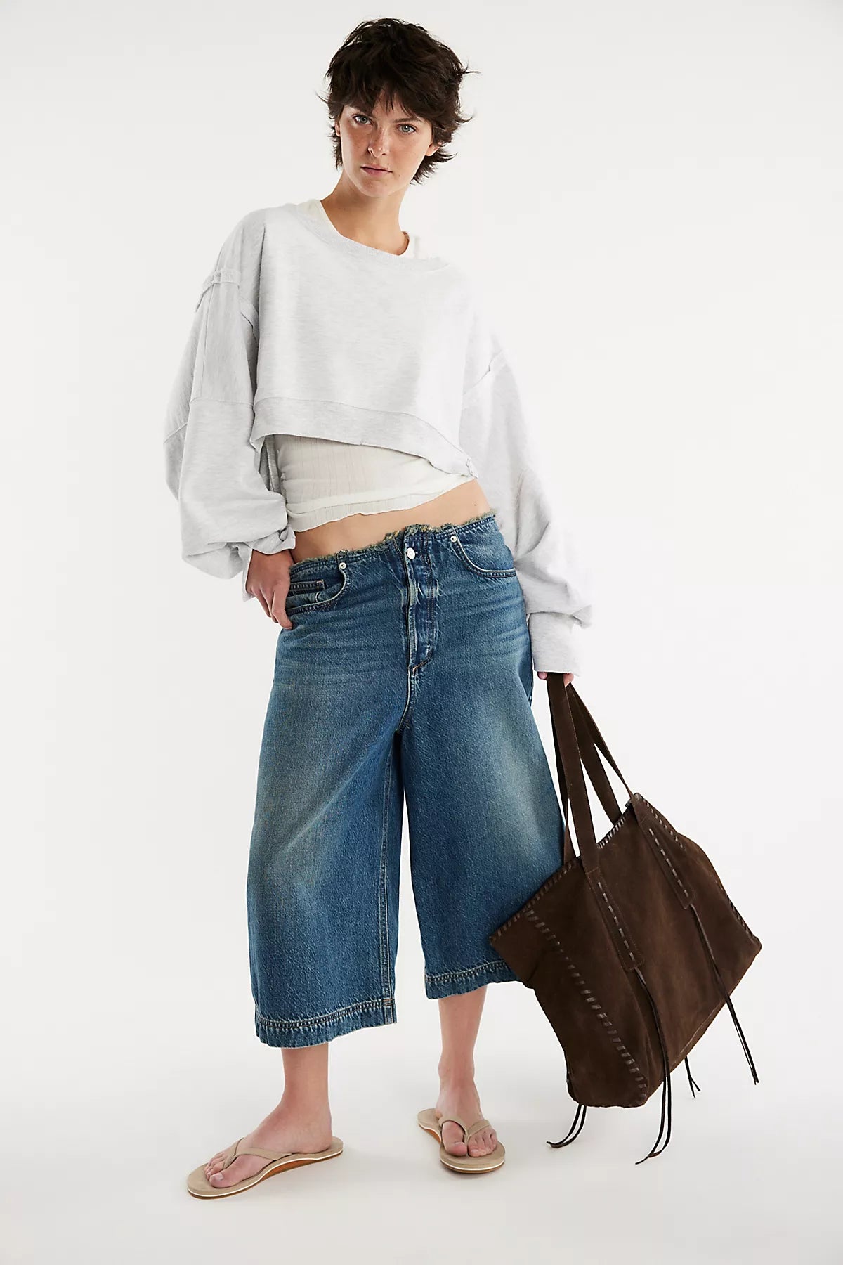 We The Free Camden Cropped Sweatshirt