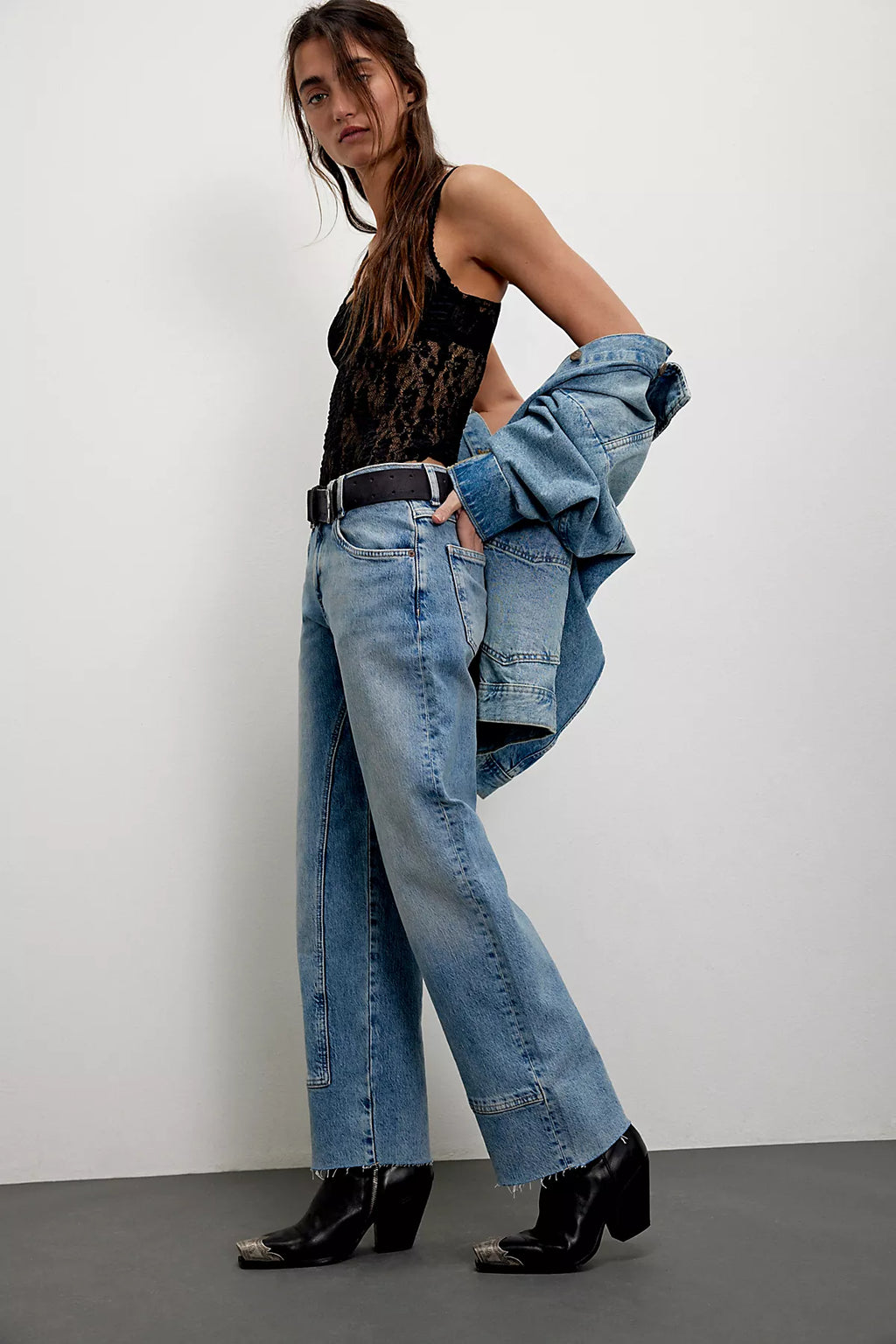We The Free Risk Taker Mid-Rise Jeans
