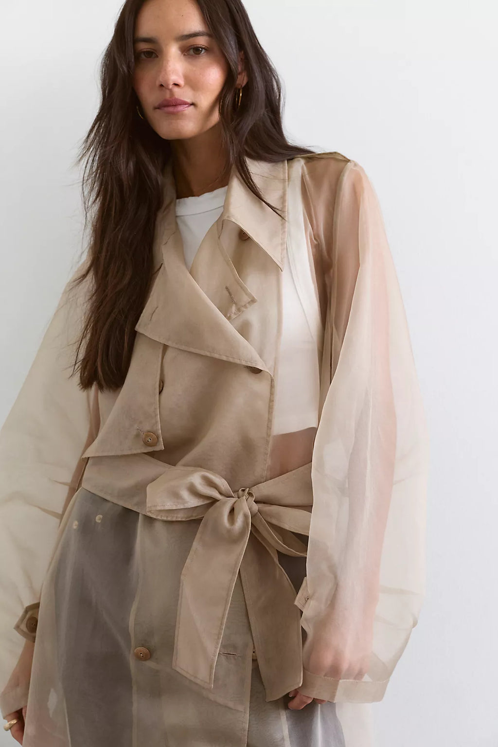 Nigel Preston Organza Trench