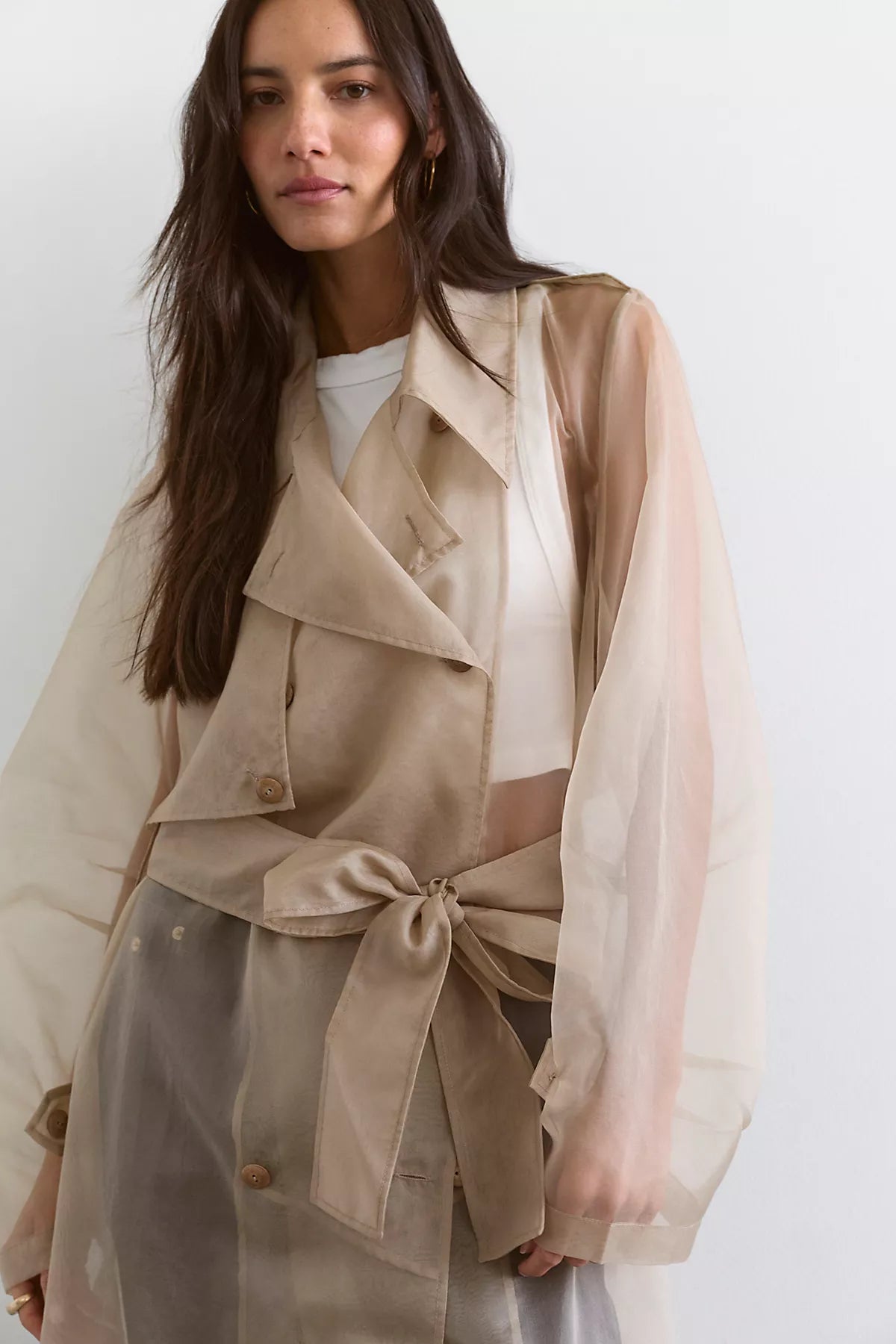Nigel Preston Organza Trench