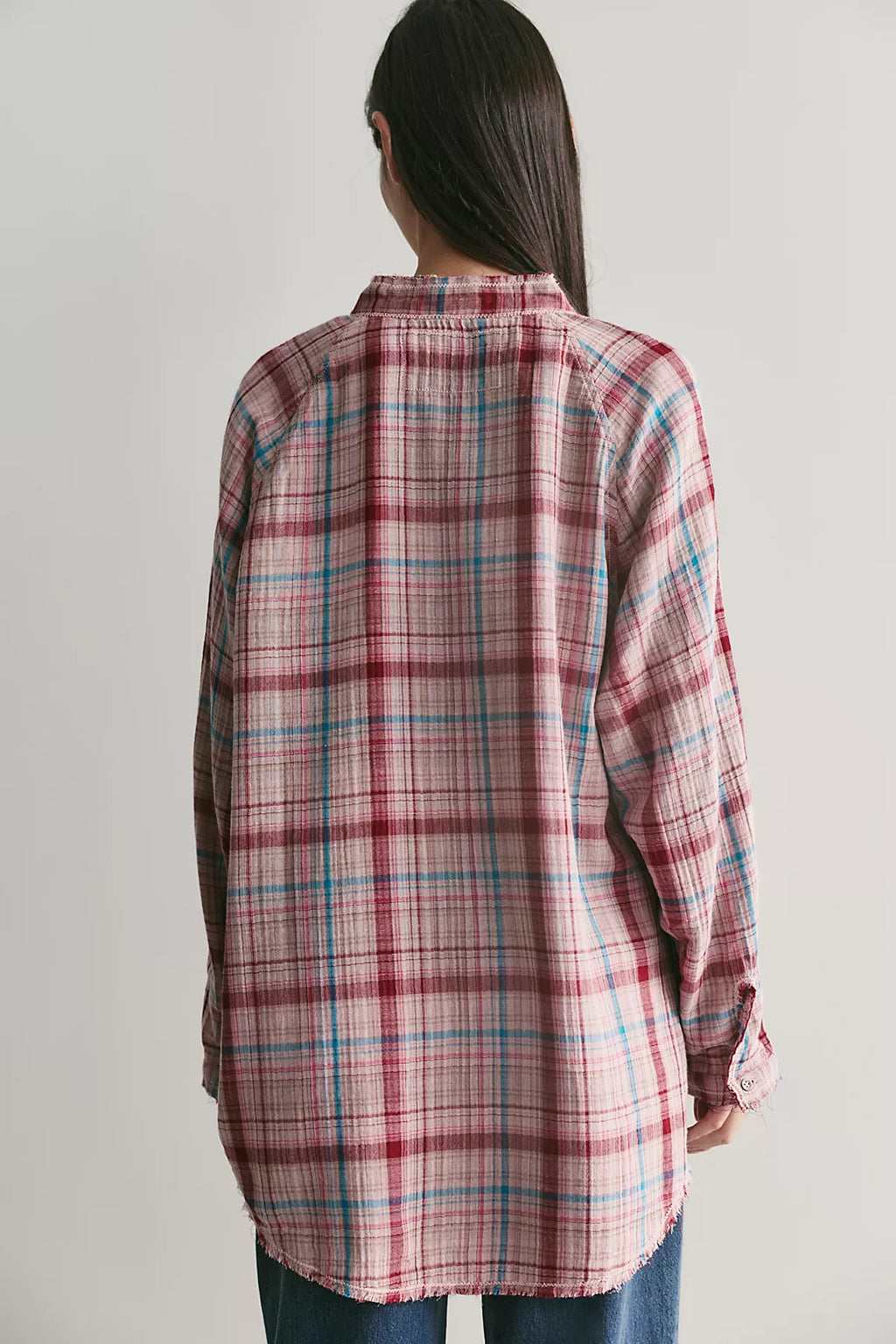 We The Free Summer Daydream Plaid Tunic