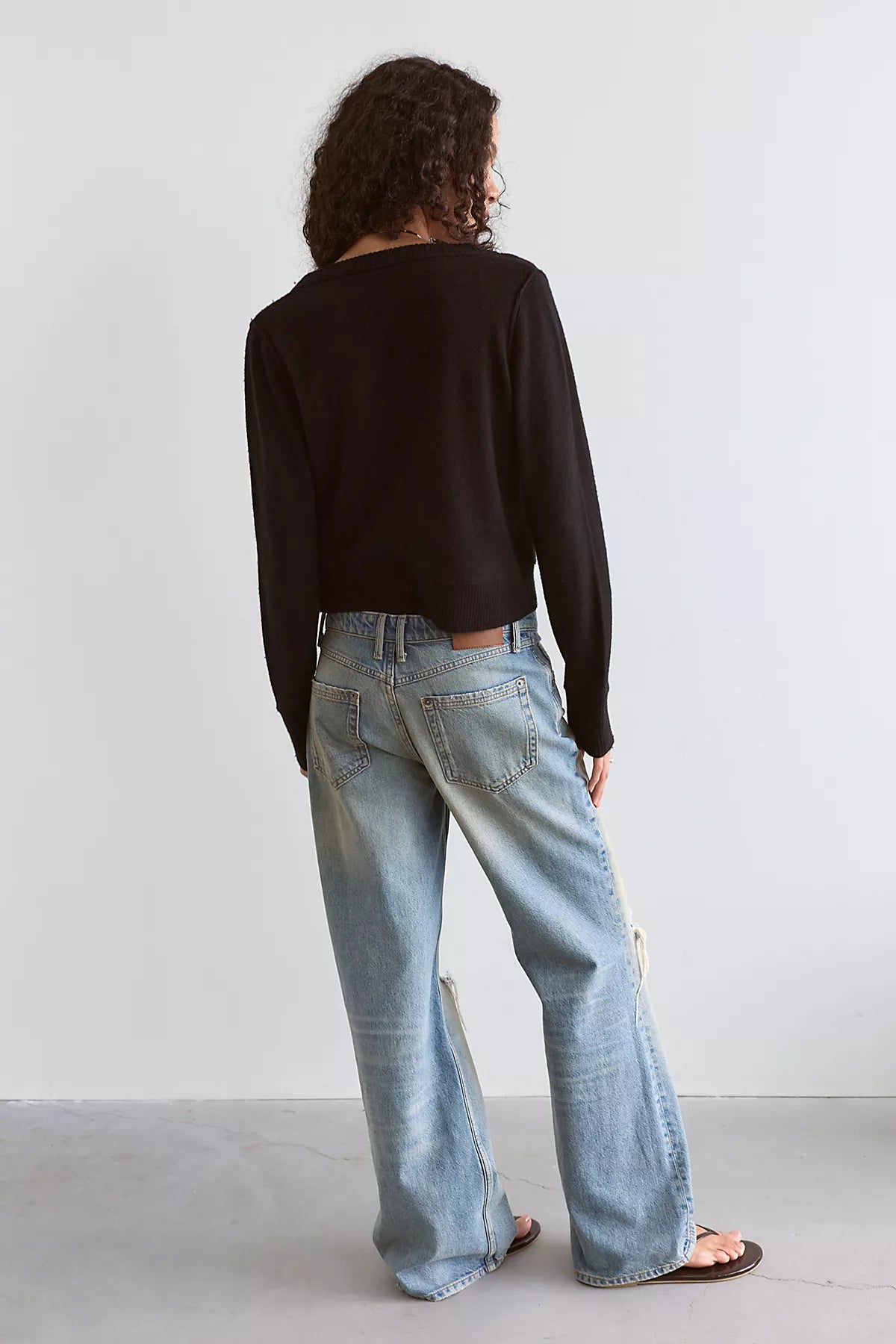 Nocturnal Solid Cashmere Cardi